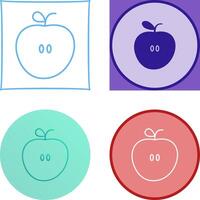 diseño de icono de manzanas vector