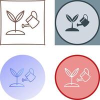Growing Plant Icon Design vector