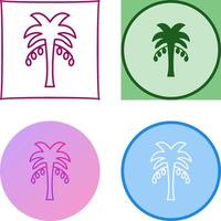 Coconut trees Icon Design vector