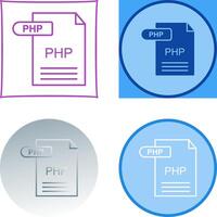 PHP Icon Design vector