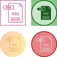 RSS Icon Design vector