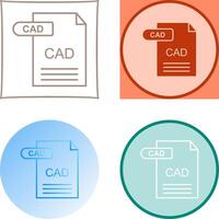 CAD Icon Design vector