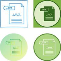 Java Icon Design vector