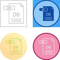 DB Icon Design vector
