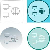 Internet Connectivity Icon Design vector