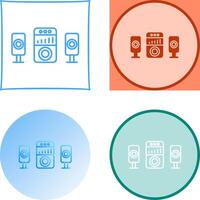 Sound System Icon Design vector