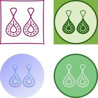 Earring Icon Design vector