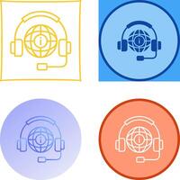 Call Center Icon Design vector