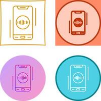 Recorder Icon Design vector