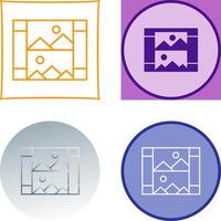 Gallery Icon Design vector