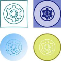 Research Icon Design vector