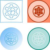 Solution Icon Design vector