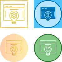 Inovation Icon Design vector