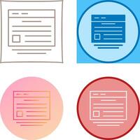 Website Icon Design vector