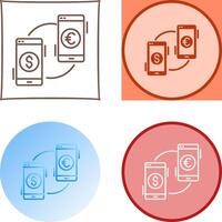 Exchange Icon Design vector