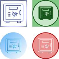 Safe Box Icon Design vector