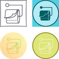 Tissue Roll Icon Design vector