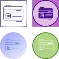 Credit Card Icon Design vector
