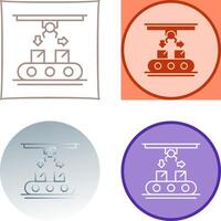 Coneyor Icon Design vector