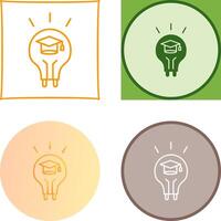 Light Bulb Icon Design vector