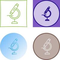Microscope Icon Design vector