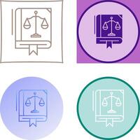 Law Icon Design vector