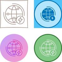 Globe Earth Icon Design vector