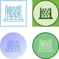 Abacus Icon Design vector