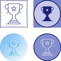 Trophy Icon Design vector