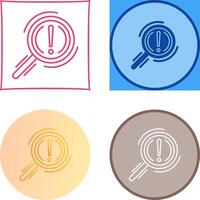 Problem Icon Design vector