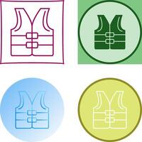 Life jacket Icon Design vector