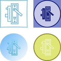 Door Handle Icon Design vector