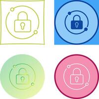 Pad Lock Icon Design vector