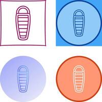 Sleeping Bag Icon Design vector