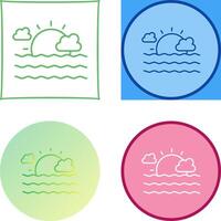 Sea Icon Design vector