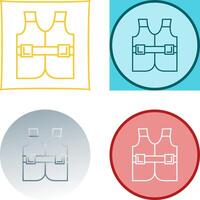 Life Jacket Icon Design vector