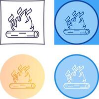 Bonfire Icon Design vector