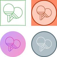 Ping Pong Icon Design vector