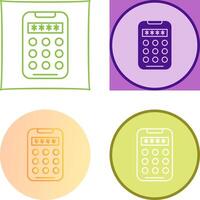 Pin Code Icon Design vector