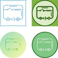 Electrical Circuit Icon Design vector