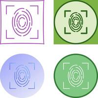 Fingerprint Icon Design vector