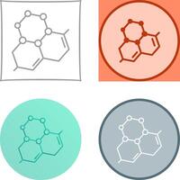 Molecule Icon Design vector