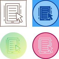 Ebook Icon Design vector