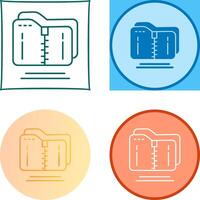 Compressed Icon Design vector