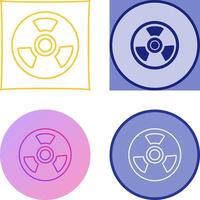 Nuclear Icon Design vector