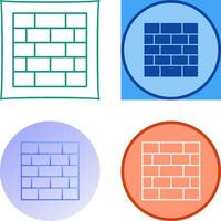 Wall Icon Design vector