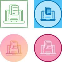 Document Icon Design vector