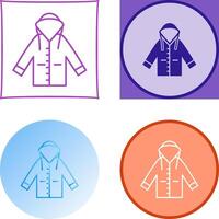 impermeable icono diseño vector