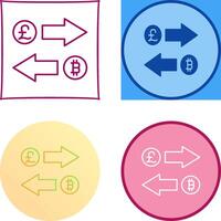 Exchange Icon Design vector