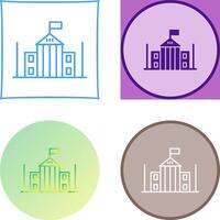 Parliament Icon Design vector